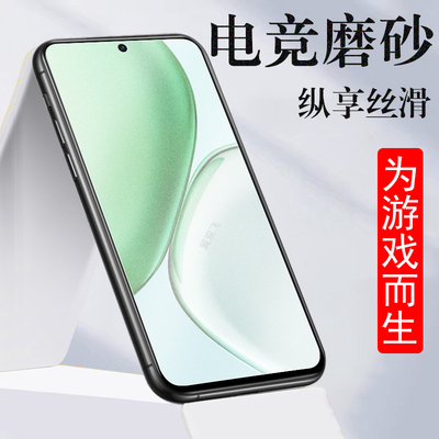 适用荣耀x70磨砂mtn-an00钢化膜