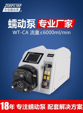 Wt-600Ca蠕动泵大流量实验室计量泵智能软管泵工业灌装机水泵