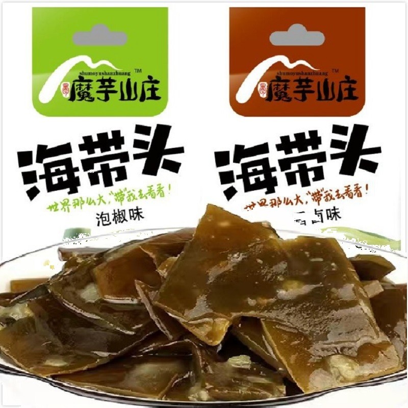 魔芋山庄海带头香卤味泡椒味