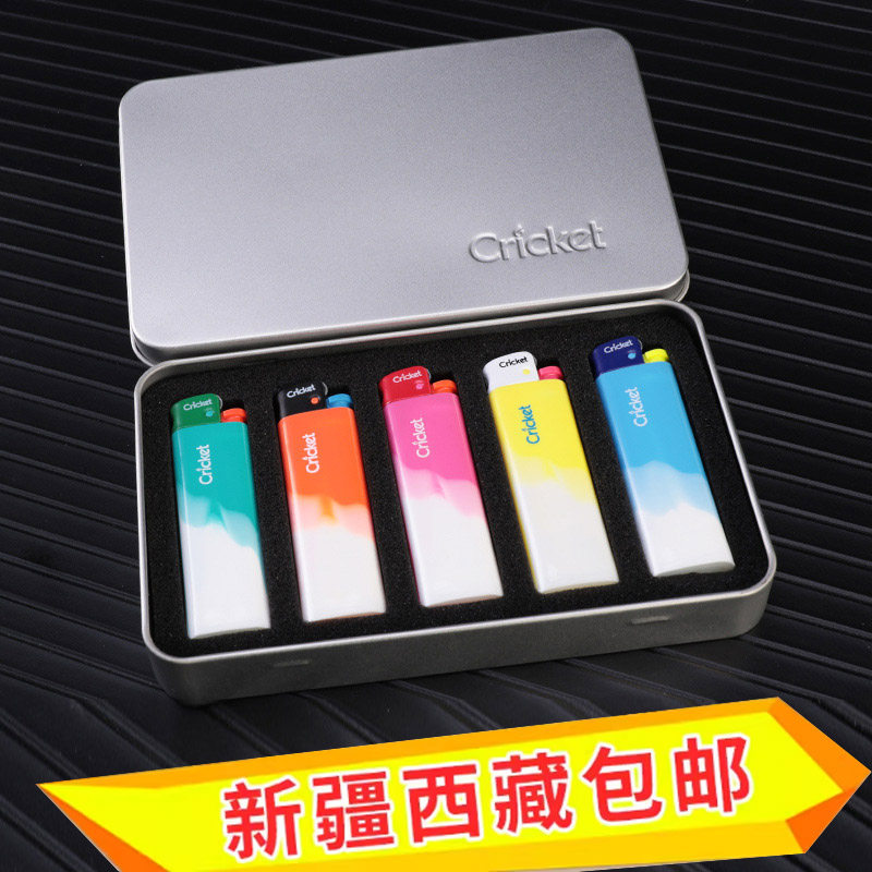 【发全国包邮】瑞典草蜢Cricket一次性打火机火石砂轮型可定制标