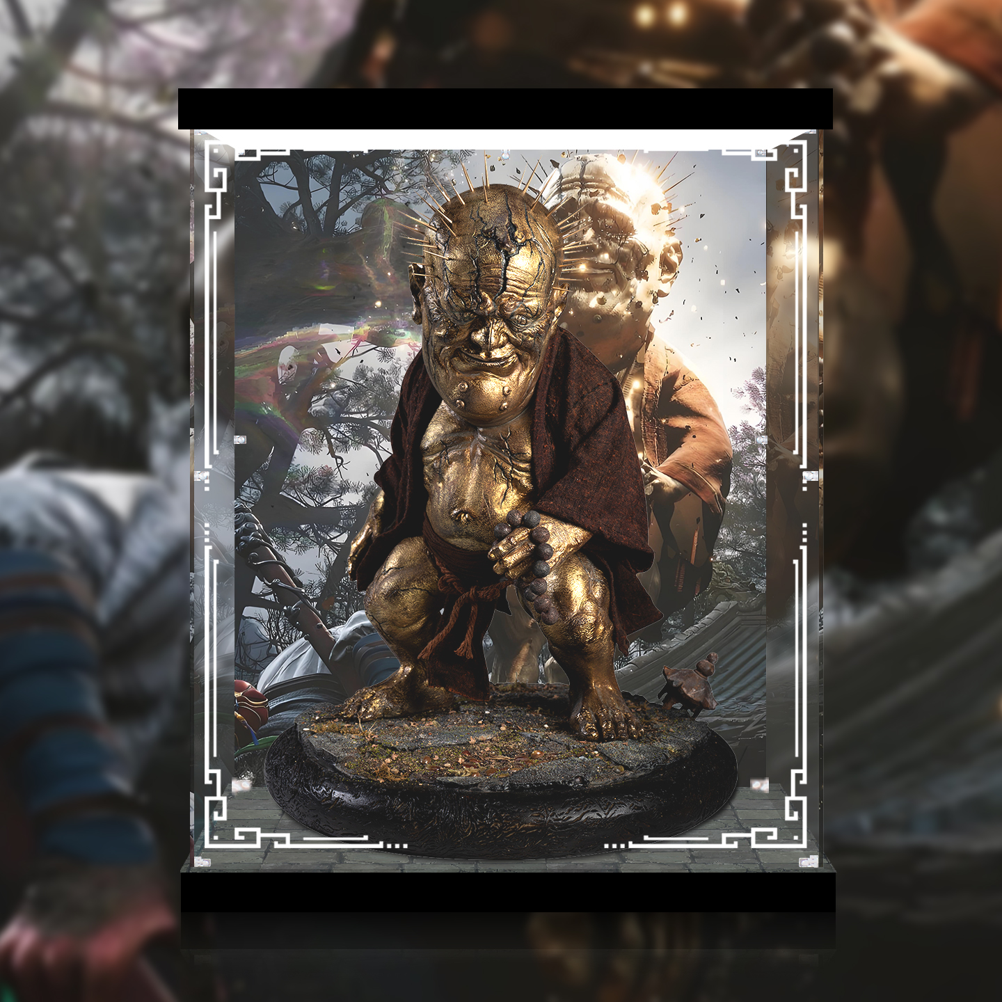 适用金池长老手办透明模型展示盒