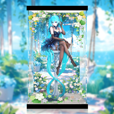 初音未来永夜未央亚克力展示盒