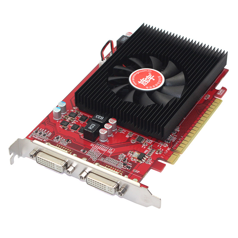 旌宇多屏显卡  nvidia gt740 2dvi  直出接口 2屏 无需转接更稳定