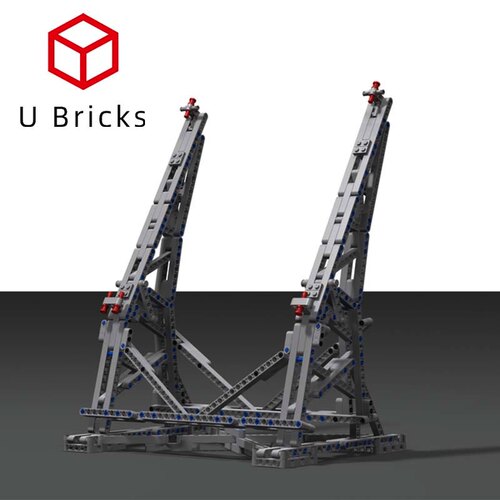 机械科教拼装 星战千年隼竖立展示览支架75192 MOC-10219