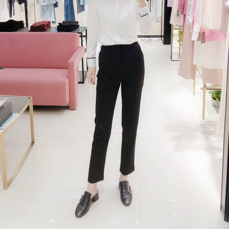 阿玛施2020秋新款裤子amass旗舰店官网工作服女士西装职业裤显瘦