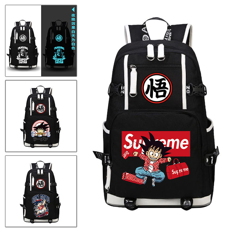 七龙珠悟空周边个性潮牌潮流时尚初高中小学生书包双肩包背包男生