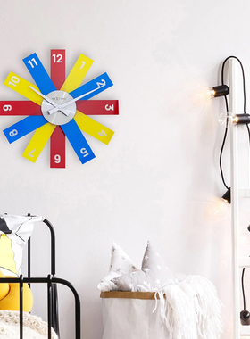 NEXTIME荷兰立时天欧式钟表个性挂表时尚客厅16英寸简约卧室挂钟