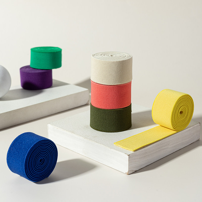 柔软橡皮筋2.5cm宽彩色加厚松紧带扁高弹裤子裤腰弹力带服装辅料,居家布艺,松紧带,淘宝优惠券,粉丝福利购,淘宝优惠卷