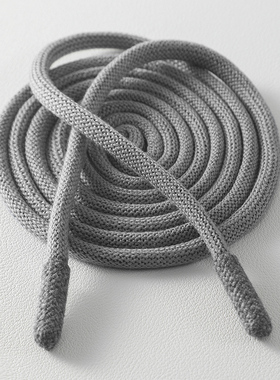 灰色扁平裤带绳高端运动卫裤腰绳卫衣帽子绳子休闲裤帽带抽绳系带