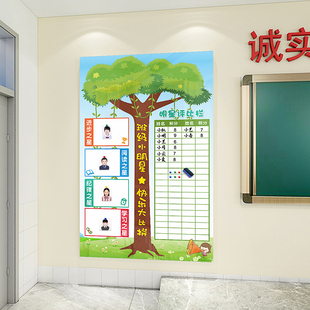班级小组评比栏立体墙贴中小学教室积分表创意文化墙布置贴纸自粘
