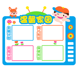 班级文化照片墙贴教室黑板装饰学生风采作品展示公告计划栏幼儿园