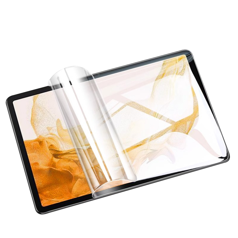适用于三星平板S8水凝膜三星tabs9平板水凝膜Galaxytabs7全屏覆盖11英寸三星S9FE屏幕贴膜全包无白边钢化软膜