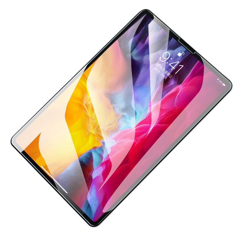 适用iPadpro2020钢化膜2019苹果12.9寸平板ipad pro11电脑贴膜ipadpro9.7全屏抗蓝光Pro10.5寸防摔玻璃保护膜