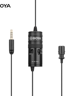 博雅BOYAM1PRO麦克风手机单反电脑直播k歌吃播vlog网课领夹小蜜蜂