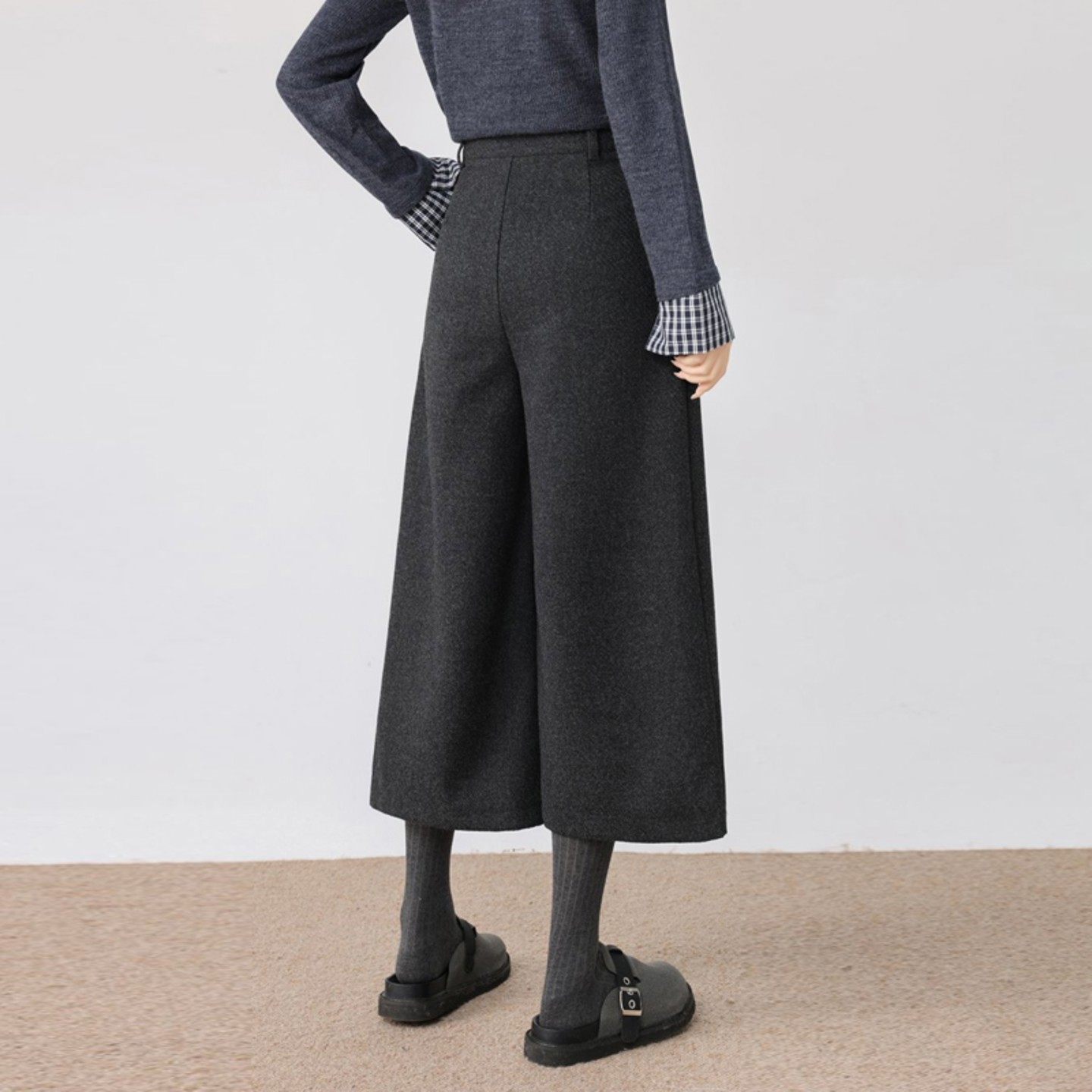 八分毛呢阔腿裤女秋冬新款直筒裤加厚保暖小个子显高西装七分裤,户外/登山/野营/旅行用品,速干T恤,淘宝优惠券,粉丝福利购,淘宝优惠卷