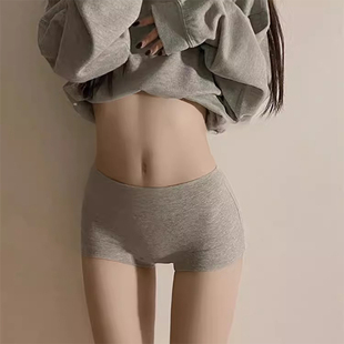 包臀无痕平角裤 女亲肤柔软石墨烯抗菌裆防走光安全裤 纯棉内裤 3条