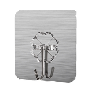 80个装透明挂钩强力粘胶挂钩架免打孔挂衣钩高端承重墙上挂勾粘钩