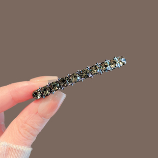 水钻高级感后脑勺发夹女2025新款高端小号弹簧夹气质百搭发卡头饰