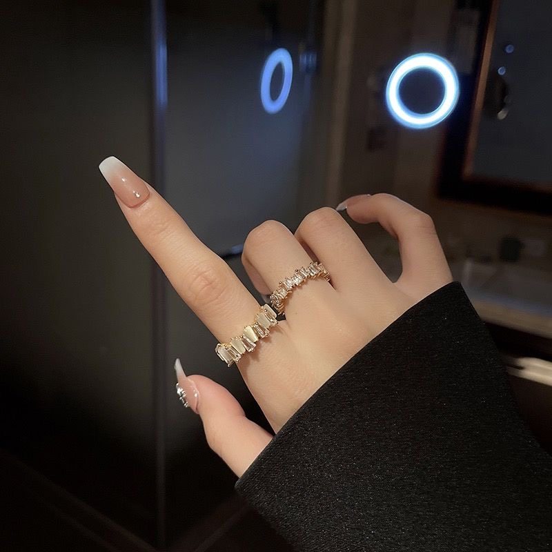 两件套~复古轻奢精致锆石猫眼石戒指女设计小众高级感开口食指环,饰品/流行首饰/时尚饰品新,戒指/指环,淘宝优惠券,粉丝福利购,淘宝优惠卷