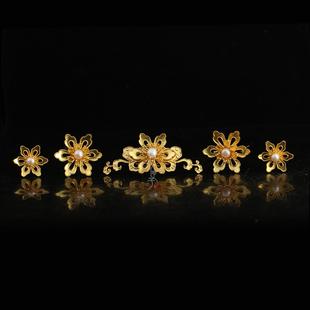 红妆匣子原创百搭小花簪点缀小发钗古风头饰掩鬓汉服发饰配饰