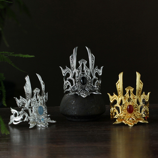 红妆匣子原创侠客风古风男女通用束发冠仙侠发冠金色银色盔甲头冠