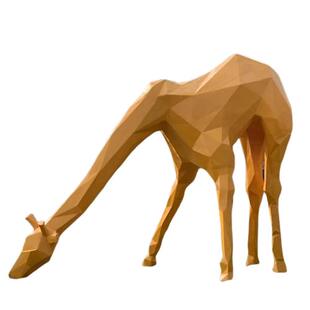 大型玻璃钢雕塑定制几何动物人物抽象派摆件卡通户外商场景观引流