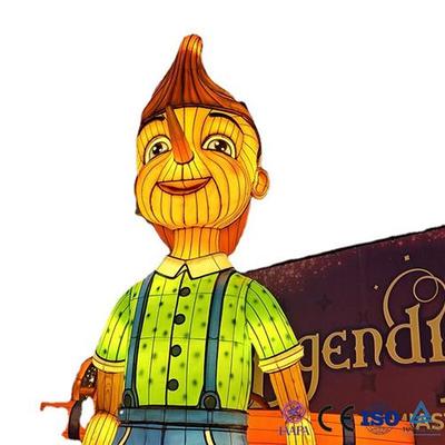 夜游彩灯文旅景区匹诺曹狐狸森林主题乐园彩灯文化巡演节气灯会