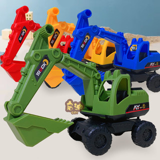 大号儿童挖掘机玩具车男孩三岁耐摔工程车宝宝铲土车挖挖机翻斗车