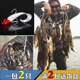 。路亚软饵卷尾包铅软鱼夜光假饵远投海淡水钓鲈鱼翘嘴专杀侍魂