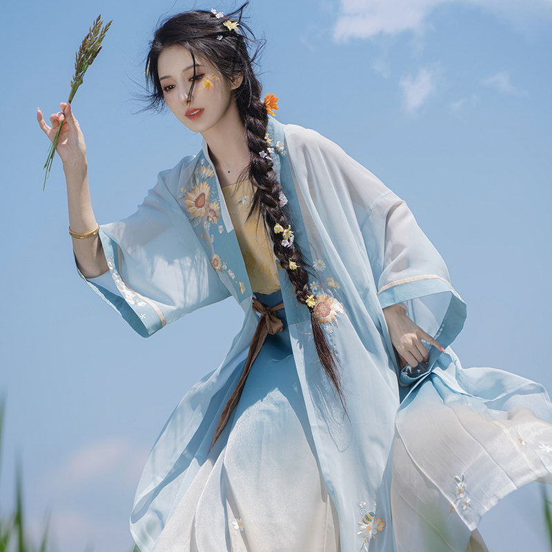 钟灵记晴山葵:明褂改良吊带一片式马面裙绣花汉服女春夏2023怎么样,好用不?