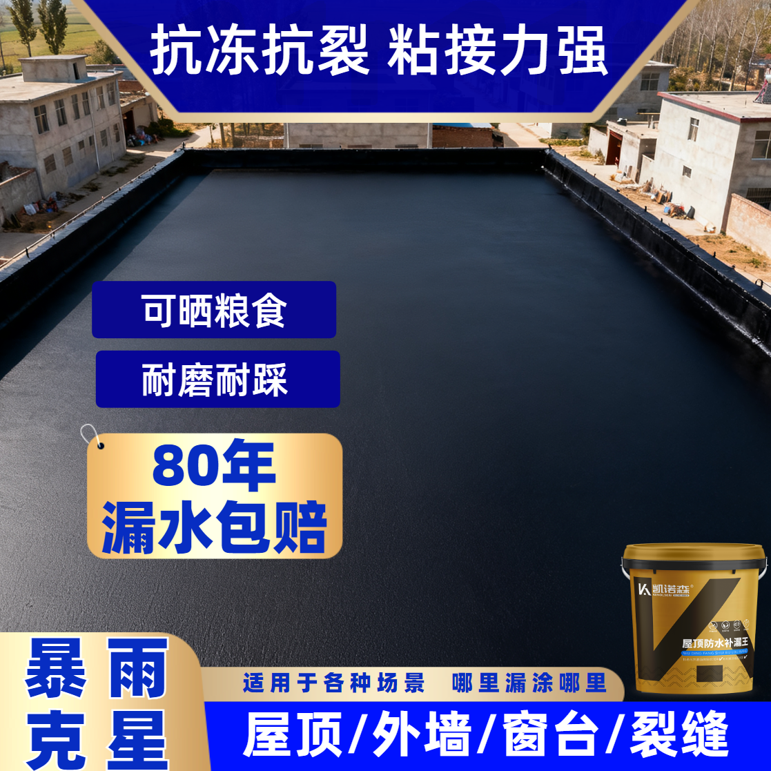 屋顶防水补漏涂料渗水胶堵漏王