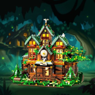 高崎613006时光屋街景摆件模型拼搭组装儿童中国积木玩具生日礼品