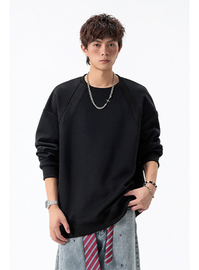 美式复古300g华棉解构长袖卫衣男W50982特P23 W50982J加绒特P27