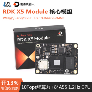 地瓜RDK X5 Module核心模组 搭载Sunrise 5智能计算芯片 官方底板
