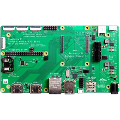 树莓派CM4 IO BOARD扩展板CM 4底板 PWM风扇 散热片 12V电源 外壳