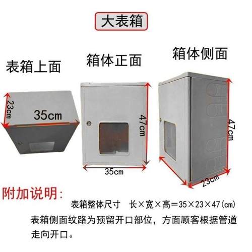 新款燃气表箱表箱保护罩玻璃钢材质家用室外天然气表盒防水跨境专