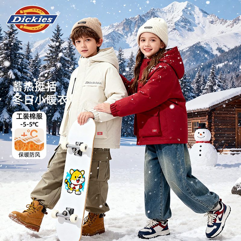Dickies童装2025新款棉袄