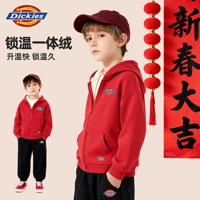 Dickies童装男童红色外套冬季