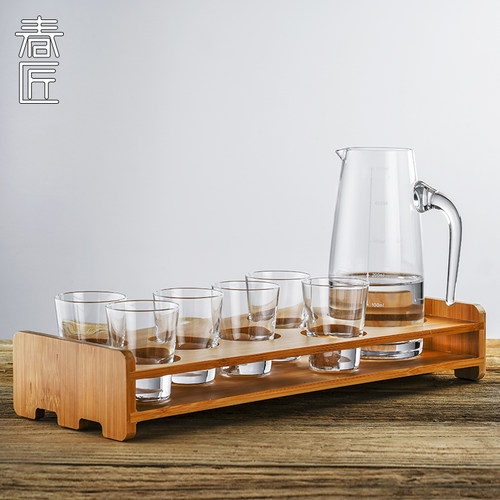 家用水晶玻璃酒杯套装shot子弹