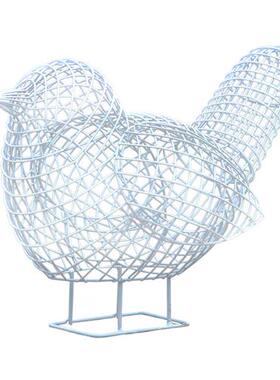 户外不锈钢铁艺镂空小鸟雕塑售楼处公园景区园林景观草坪装饰摆件