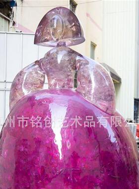 轻奢艺术装饰品玄关摆件铂晶创意树脂装饰摆件现代客厅酒店摆件