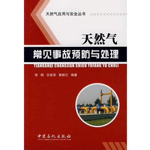【正版书】 天然气常见事故预防与处理 李刚,王世泽,郭新江著 中国石化出版社有限公司