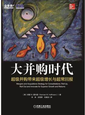 【正版现货】大并购时代-并购带来增长与超常回报 [美]诺曼 W.霍夫