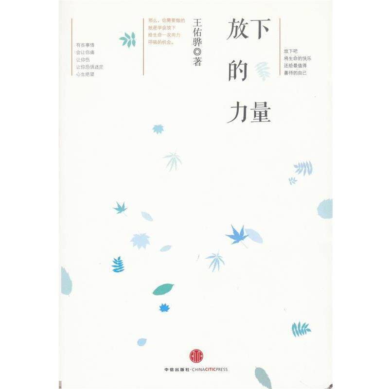 【正版书】 放下的力量 王佑骅 著 中信出版社