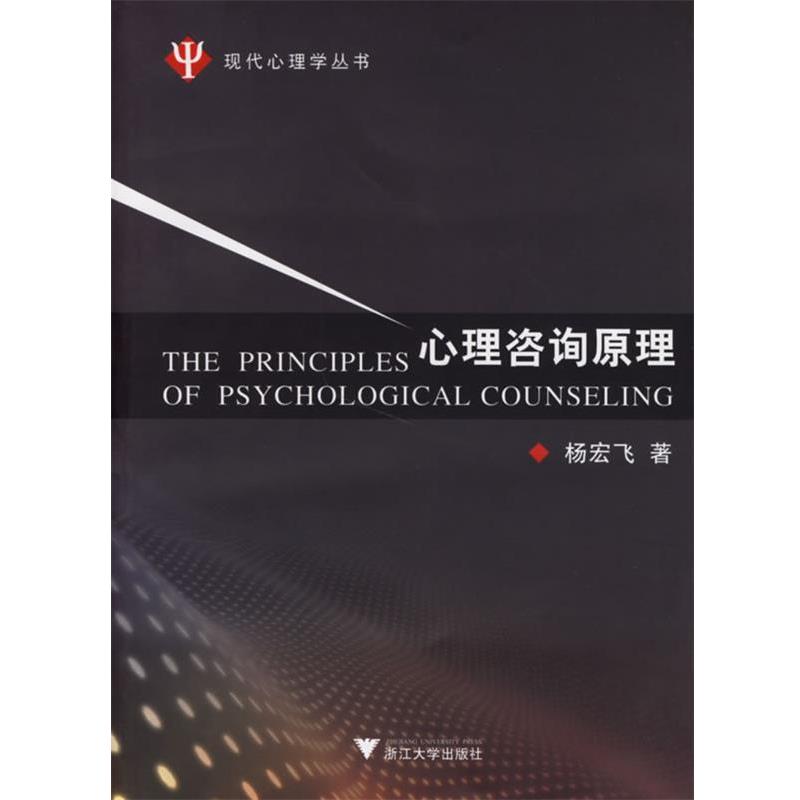 【正版书】 心理咨询原理 杨宏飞 著 浙江大学出版社