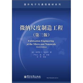 【正版书】 微纳尺度制造工程 严利人 等 著 电子工业出版社