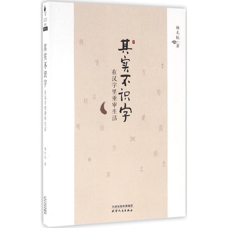 【正版书】 其实不识字:在汉字里重审生活 杨无锐 著 天津人民出版社有限公司