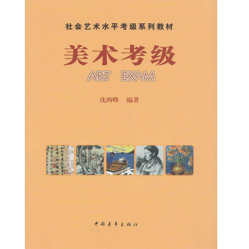 【正版书】 社会艺术水平考级系列教材 美术考级 沈西峰　著 中国青年出版社