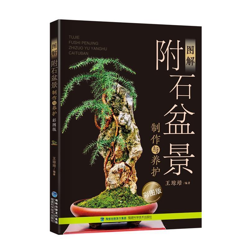【正版书】 图解附石盆景制作与养护 王琼培 福建科技出版社