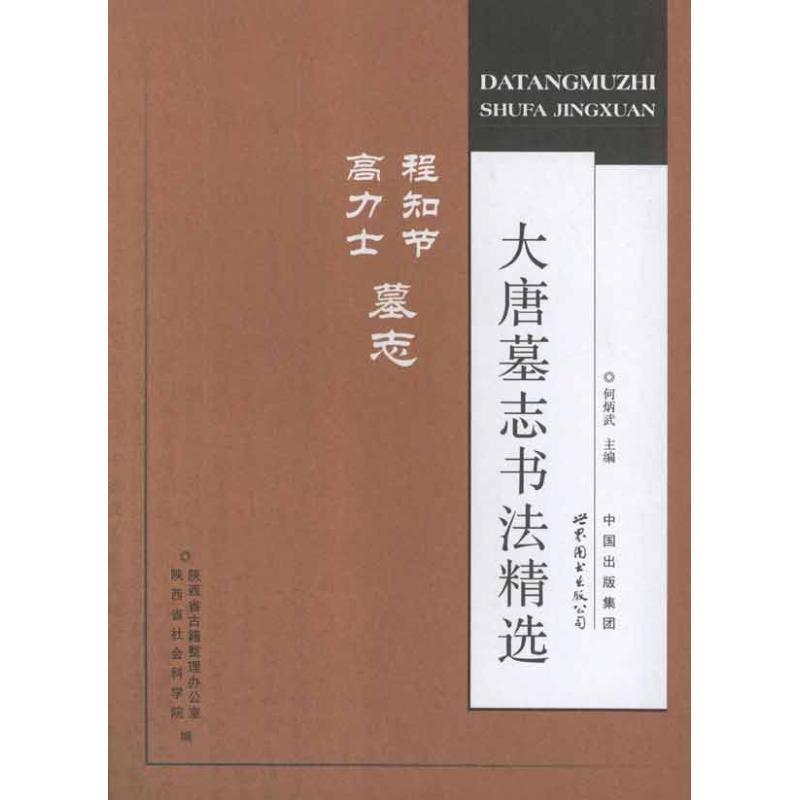 【正版】大唐墓志书法精选 程知节高力士墓志 何炳武